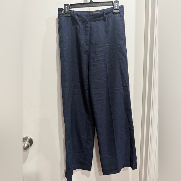 Versona Pants - Gently Used Versona Navy Wide-Leg Chinos